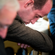 Stephen Miller, senior advisor for president Donald J. Trump, nods off as the president speaks about ways to combat mass shootings at high schools.